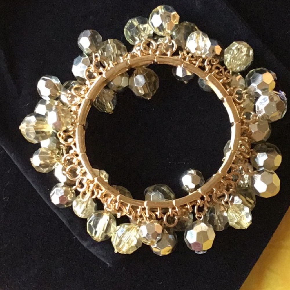Starlet Jewelry by Hot in Hollywood gold beaded bracelet. New without tags.